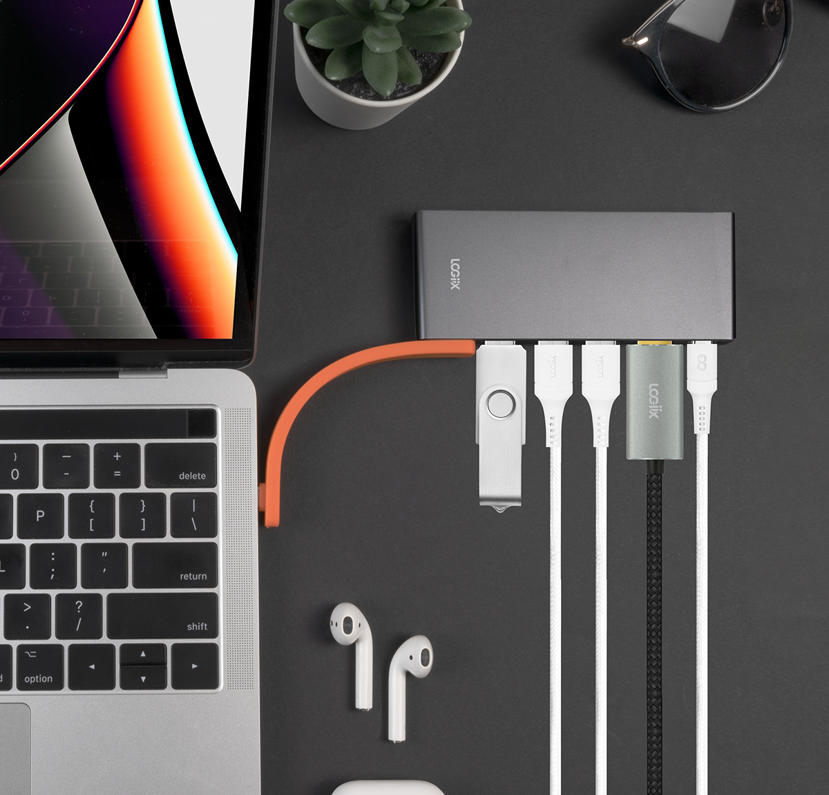 LOGiiX USB Type-C to Multiport Travel Hub
